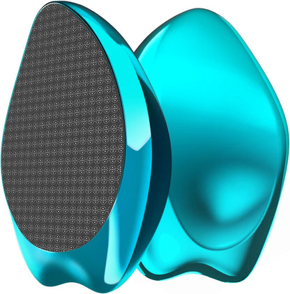 Anjocare 2In1 Nano Glas Hornhautentferner,Hochwirksame Hornhaut Entfernung Für Nass&Trocken Füsse,Professionelle Hornhautfeile Hornhautraspel Zur Fußpflege Sicher&Schnell Hornhautentfernung (Blau)